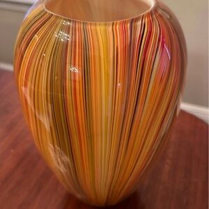 Teleflora Striped Vase